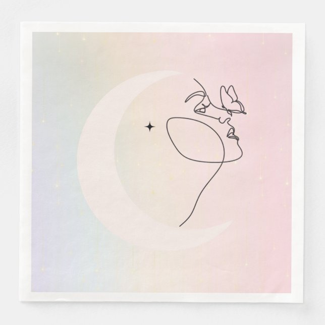 Serviette En Papier Femme (Devant)