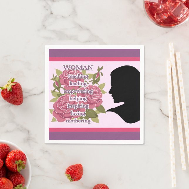 Serviette En Papier Femme (En situation)