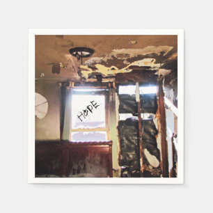 Serviette En Papier Fenêtre de pauvreté