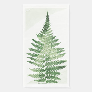 Serviette En Papier Ferme verte minimaliste