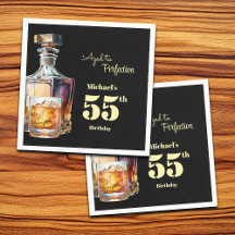 Fêté à la perfection pour les 55 ans d'un homme -