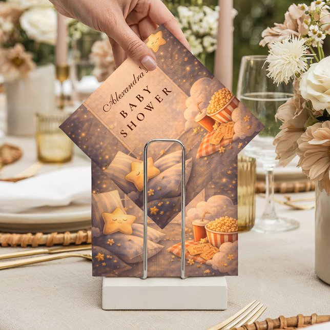 Serviette En Papier Fête bébé Magie de Cinéma Popcorn (Créateur téléchargé)