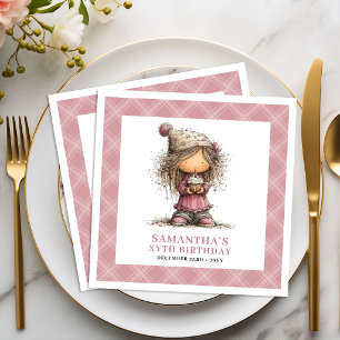 Serviette En Papier Fête d'anniversaire 10 ans fille humour original s