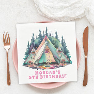 Serviette En Papier Fête d'anniversaire Camping Nuitée