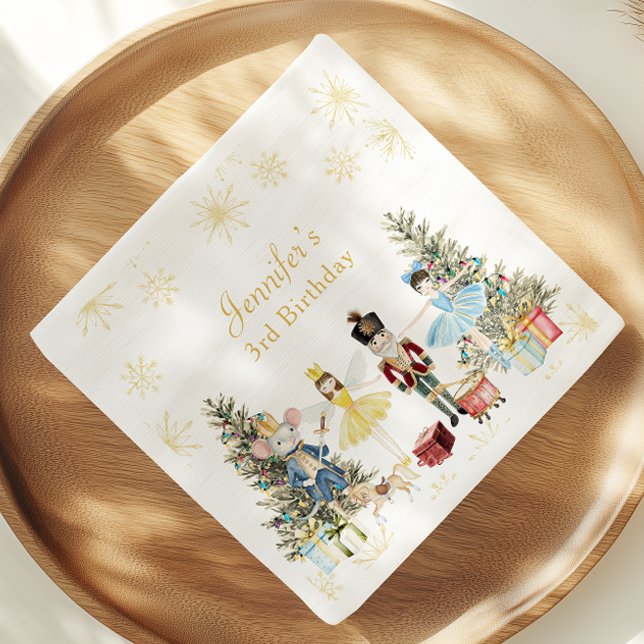 Serviette En Papier Fête d'anniversaire Casse-Noisette  (Créateur téléchargé)