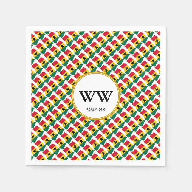 Serviette En Papier Fête d'anniversaire de célébration du drapeau du G (Devant)