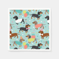 Fête d'anniversaire de Dachshund