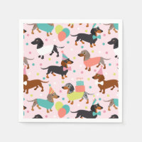 Fête d'anniversaire de Dachshund