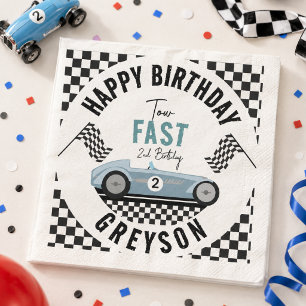 Serviette En Papier Fête d'anniversaire de deux ans pour garçon avec v
