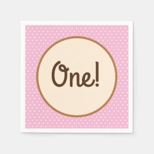 Serviette En Papier Fête d'anniversaire de la fille