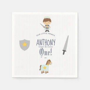 Serviette En Papier Fête d'anniversaire de Notre Petit Prince