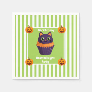 Serviette En Papier Fête d'anniversaire de nuit hantée – Nuit d'Hallow