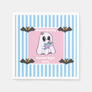 Serviette En Papier Fête d'anniversaire de nuit hantée – Nuit d'Hallow