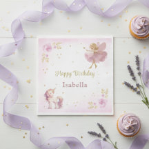 Fête d'anniversaire des filles avec fée magique et