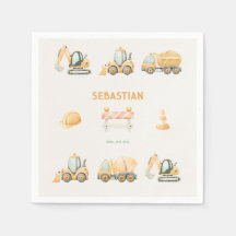 Fête d'anniversaire des garçons avec camion à benn