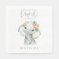 fête d'anniversaire d'un doux petit éléphant d'ara