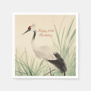Serviette En Papier Fête d'anniversaire élégante de Chinoiserie