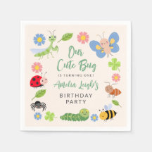 Fête d'anniversaire enfant 1 an Coccinelle Papillo