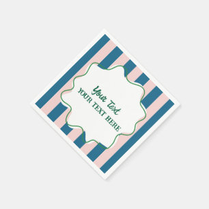 Serviette En Papier Fête d'anniversaire garçons cool moderne coloré ra