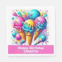 Fête d'anniversaire girly de glace