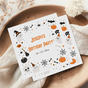 Serviette En Papier Fête d'anniversaire Halloween
