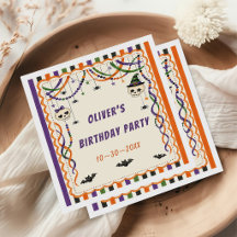 Fête d'anniversaire Halloween fantaisiste