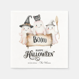 Serviette En Papier Fête d'anniversaire Halloween Spooky Cute pour un