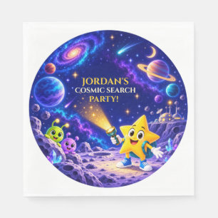 Serviette En Papier Fête d'anniversaire personnalisée pour enfants dan