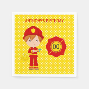 Serviette En Papier Fête d'anniversaire personnalisée sur le thème des
