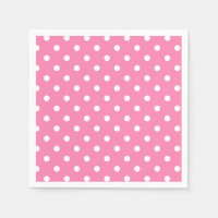 Fête d'anniversaire pois rose et blanc