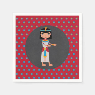 Serviette En Papier Fête d'anniversaire pour enfants danse de pharaon