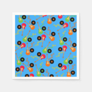 Serviette En Papier Fête d'anniversaire Rock Star Boy