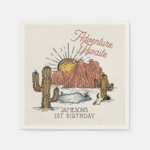 Serviette En Papier Fête d'anniversaire Wild West Rodeo