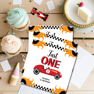 Serviette En Papier Fête de 1er anniversaire voiture de course Fast On