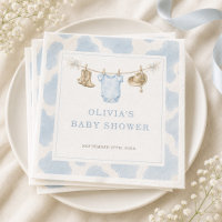 Fête de Baby Shower Little Cowboy