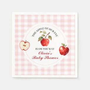 Serviette En Papier Fête de bébé Coquette Apple Rose prépa