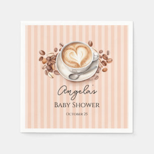 Serviette En Papier Fête de Bébé en Route Baby Shower