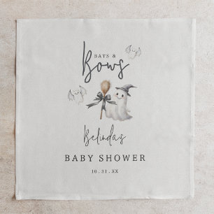 Serviette En Papier Fête de Bébé Halloween avec Chauves-Souris et Ruba