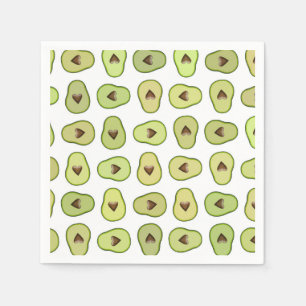 Serviette En Papier Fête de bébé nourriture tendance fruit de cœur d'a