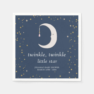 Serviette En Papier Fête de Bébé Scintille Scintille Petite Étoile