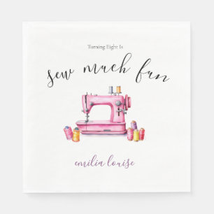 Serviette En Papier Fête de couture Anniversaire Napkin