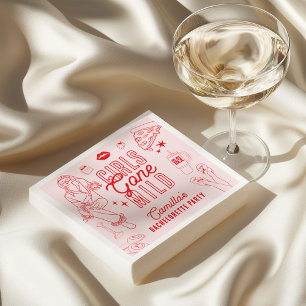 Serviette En Papier Fête de Filles Détendues en Pyjama de Spa pour l'E