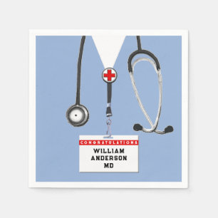 Serviette En Papier Fête de fin d'études Médicales