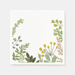 Serviette En Papier Fête de jardin estivale éternelle