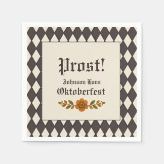 Serviette En Papier Fête de la Bière Bavaroise Oktoberfest