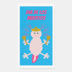 Serviette En Papier Fête de la coutume mexicaine de l'Axolotl