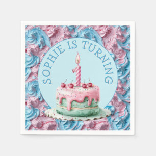 Serviette En Papier Fête de la crème au beurre