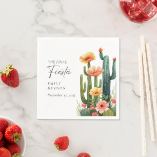 Serviette En Papier Fête de la Fiesta Cactus
