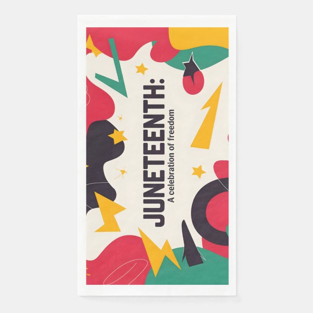 Serviette En Papier Fête de la Juntedig Une célébration de la concepti (Devant)
