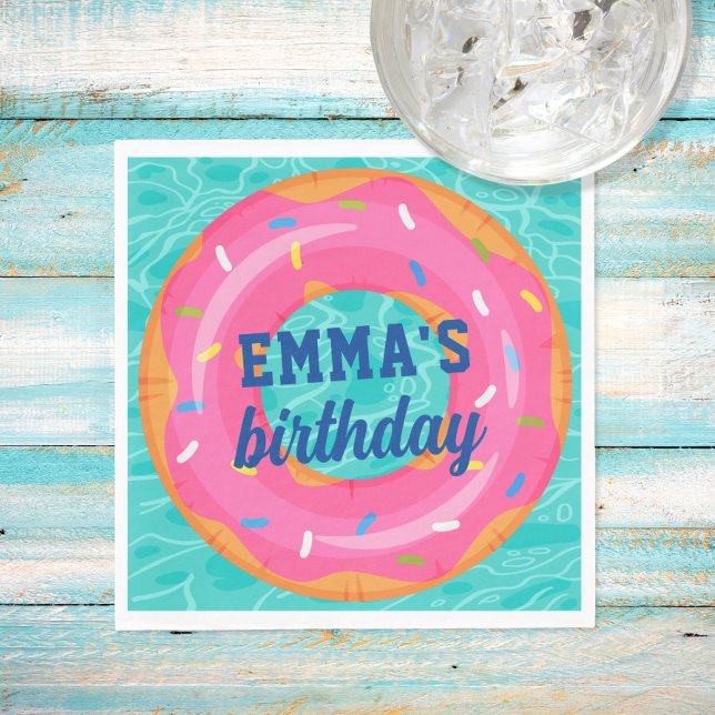 Serviette En Papier Fête de la piscine intérieure de la piscine intéri (Créateur téléchargé)